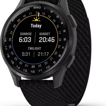 Garmin Approach S50 GPS Golf Smartwatch AMOLED 1,2" Schwarz 010-03010-00 Neu OVP