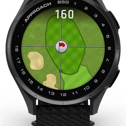 Garmin Approach S50 GPS Golf Smartwatch AMOLED 1,2" Schwarz 010-03010-00 Neu OVP