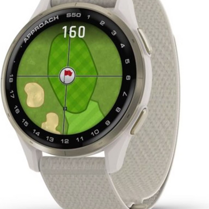 Garmin Approach S50 GPS Golf Smartwatch AMOLED Elfenbein Cremegold 010-03010-01 Neu OVP