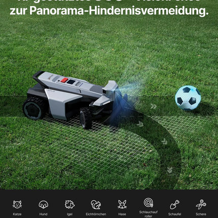 Mähroboter SEGWAY Navimow X420, 43cm/2000m² mit APP, GPS-RTK Technologie, inkl.