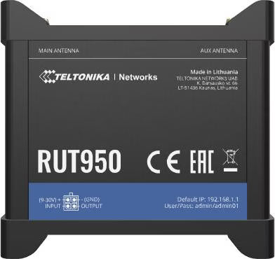 Teltonika RUT950 4G LTE WLAN Router Dual SIM WiFi 300 Mbit/s Neu OVP