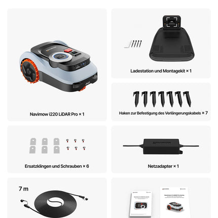 Navimow i220 LiDAR Pro Mähroboter NEU & OVP Original Segway