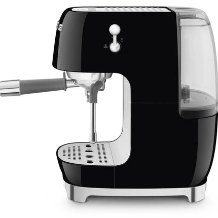 SMEG ECF03BLEU Premium Siebträgermaschine schwarz Siebträgergerät NEU & OVP