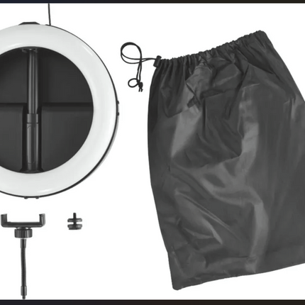 Hama LED-Ringleuchte SpotLight FoldUp 102 II Set für Smartphones faltbar