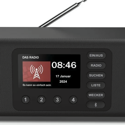 Hama Digitalradio DR2002BT Persönlich Digital Schwarz