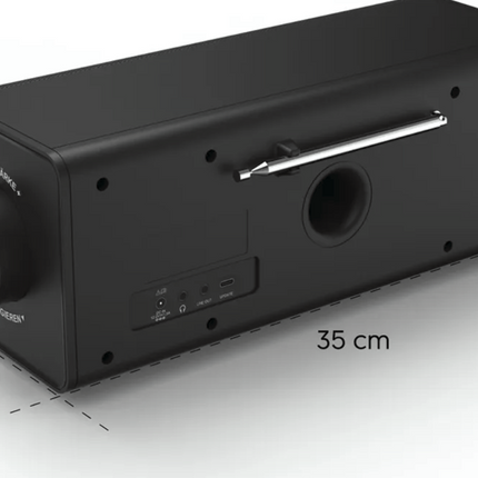 Hama Digitalradio DR2002BT Persönlich Digital Schwarz