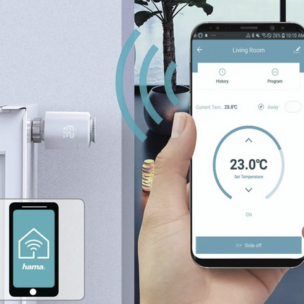 Hama Heizungssteuerung WLAN, 2x smartes Heizkörperthermostat NEU & OVP