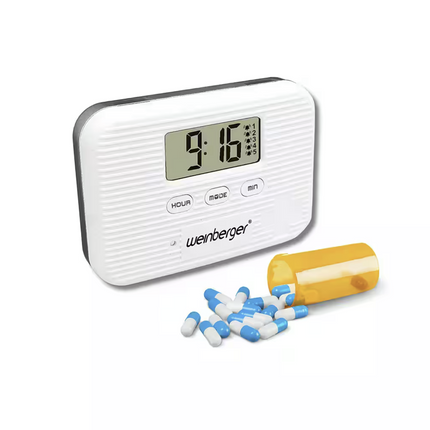 Weinberger Tablettenbox Pillenbox Medikamentenbox mit Alarmfunktion & Vibration