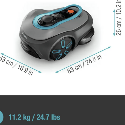 GARDENA 19922-20 Mähroboter smart SILENO free 800 m² Set NEU & OVP