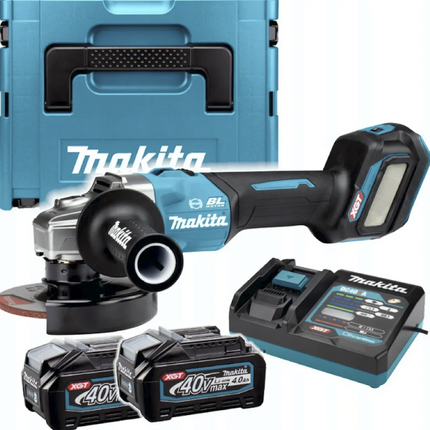 Makita GA023GM2011 Akku-Winkelschleifer - Blau/Schwarz, 40V