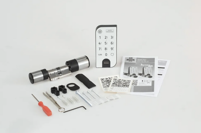 Burg Wächter Elektronisches Türschloss secuENTRY easy 7602 FP - FINGERPRINT -