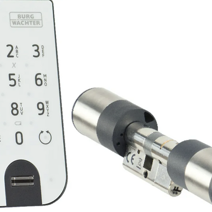 Burg Wächter Elektronisches Türschloss secuENTRY easy 7602 FP - FINGERPRINT -