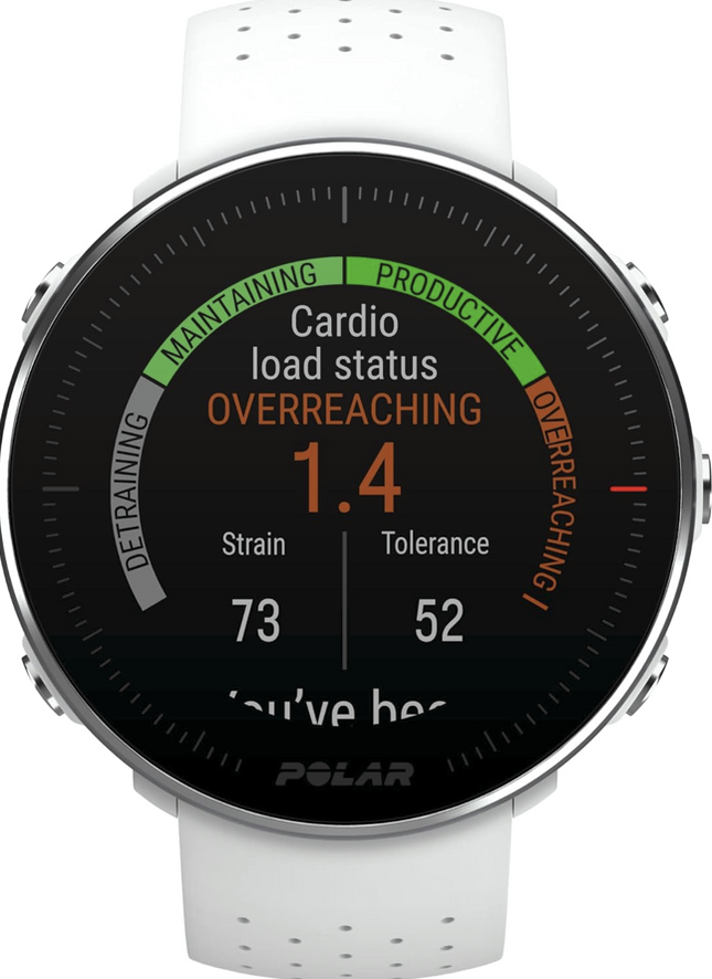 Polar Vantage 46mm Weiße Silikonhülle mit Sportarmband in Weiß (GPS) (90069744)