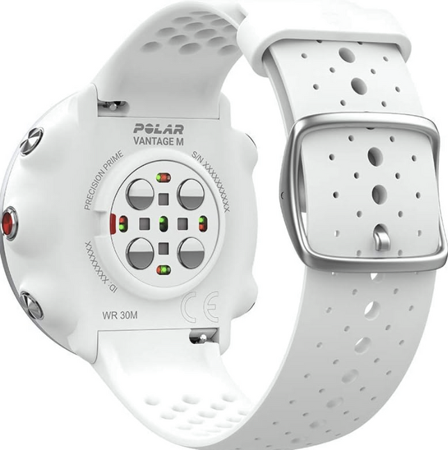 Polar Vantage 46mm Weiße Silikonhülle mit Sportarmband in Weiß (GPS) (90069744)