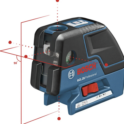 Bosch Punktlaser GCL 25 Professional im Set mit Schutztasche