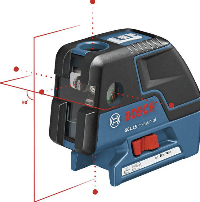 Bosch Punktlaser GCL 25 Professional im Set mit Schutztasche