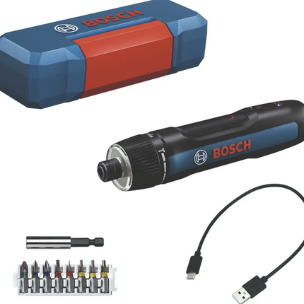 Bosch Akku-Schrauber GO Professional inkl. Koffer, USB-C-Kabel und Bitsatz