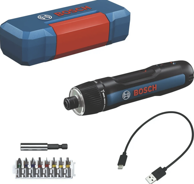 Bosch Akku-Schrauber GO Professional inkl. Koffer, USB-C-Kabel und Bitsatz