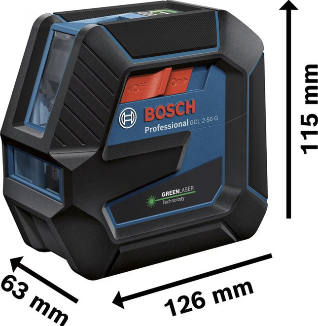 Bosch Professional GCL 2-50 G Kombilaser Set mit Stativ (0601066M01)