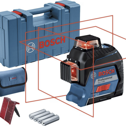 Bosch Professional GLL 3-80 Linienlaser mit Batterie in Tasche (0601063S00)