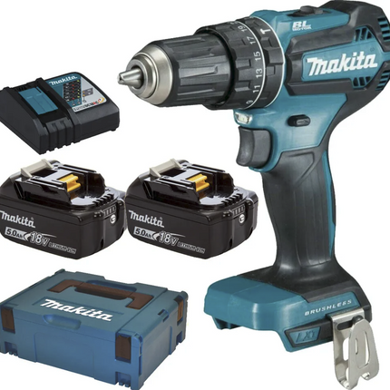 Makita DHP485RTJ Akku-Schlagbohrschrauber-Set 18,0 V, mit 2 Akkus