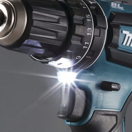 Makita DHP485RTJ Akku-Schlagbohrschrauber-Set 18,0 V, mit 2 Akkus