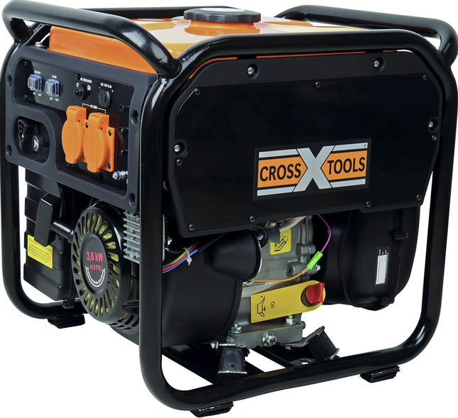 Cross Tools Inverter-Stromerzeuger CPG4000INV 3600 W Benzin Inverter