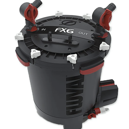 Fluval FX6 Außenfilter für Aquarien bis 1500 L, 3500 l/h, 52,5 x 40 x 38 cm