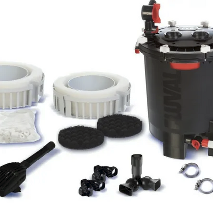Fluval FX6 Außenfilter für Aquarien bis 1500 L, 3500 l/h, 52,5 x 40 x 38 cm