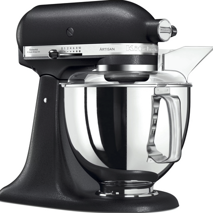 KitchenAid 5KSM175PSEBK 4,8L Küchenmaschine, 300W - Gusseisen Schwarz