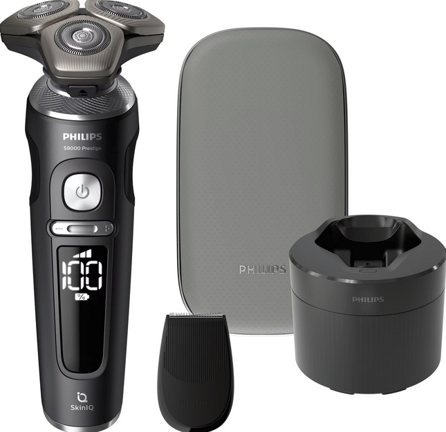 Philips S9000 Prestige Nass- und Trockenrasierer - Schwarz (SP9840/32)