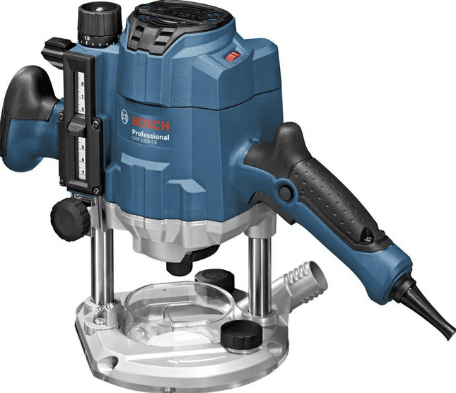 Bosch Oberfräse GOF 1250 CE Professional im Set im Karton