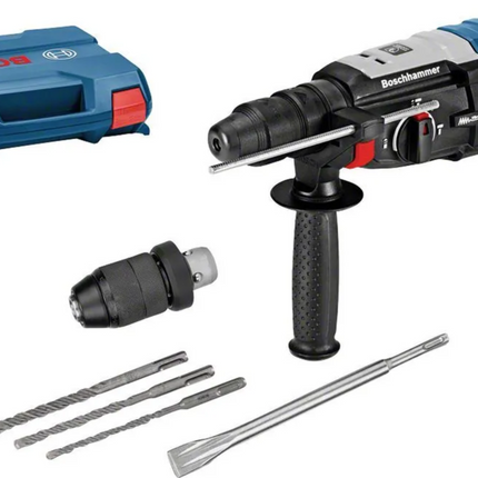 Bosch Bohrhammer GBH 2-28 F Professional L-Case, 4tlg. Zubehörset, Wechselfutter