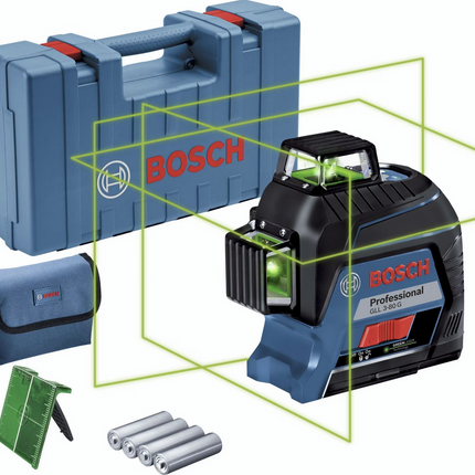 Bosch GLL 3-80 G Linienlaser im Koffer - Blau (0601063Y00)