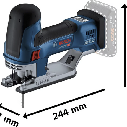 Bosch Akku-Stichsäge GST 18V-155 SC ohne Akku und Ladegerät in L-BOXX