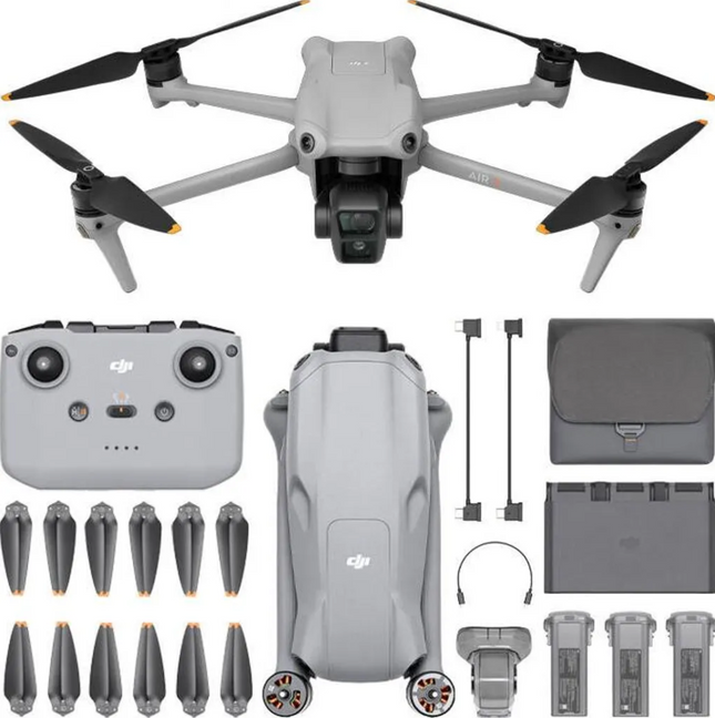 DJI Air 3 Fly More Combo Kameradrohne (mit RC-N2 Fernsteuerung)