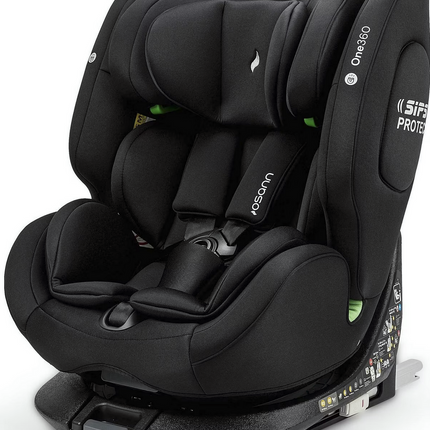 Osann One360 Kindersitz 40–150?cm – drehbarer Reboarder mit Isofix & Top-Tether