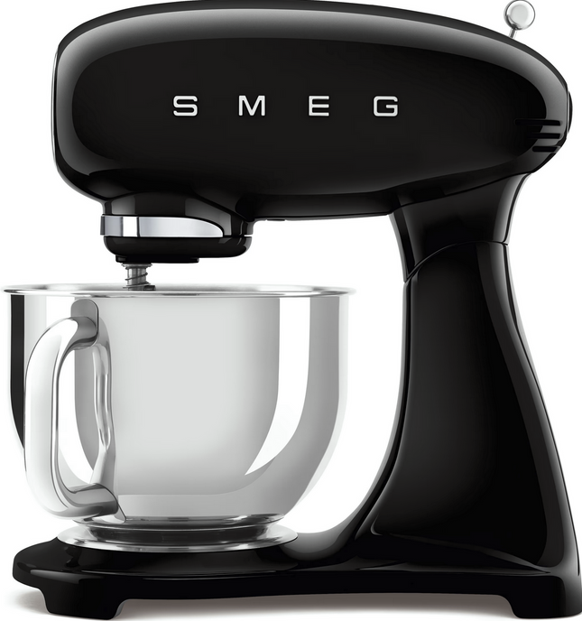 Smeg SMF03 Küchenmaschine 50's Retro Style Schwarz 10 Geschwindigkeitsstufen