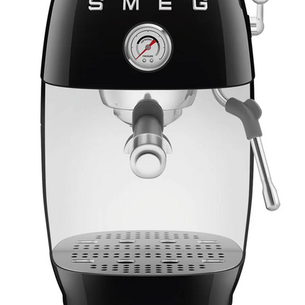 SMEG ECF03BLEU Premium Siebträgermaschine schwarz Siebträgergerät