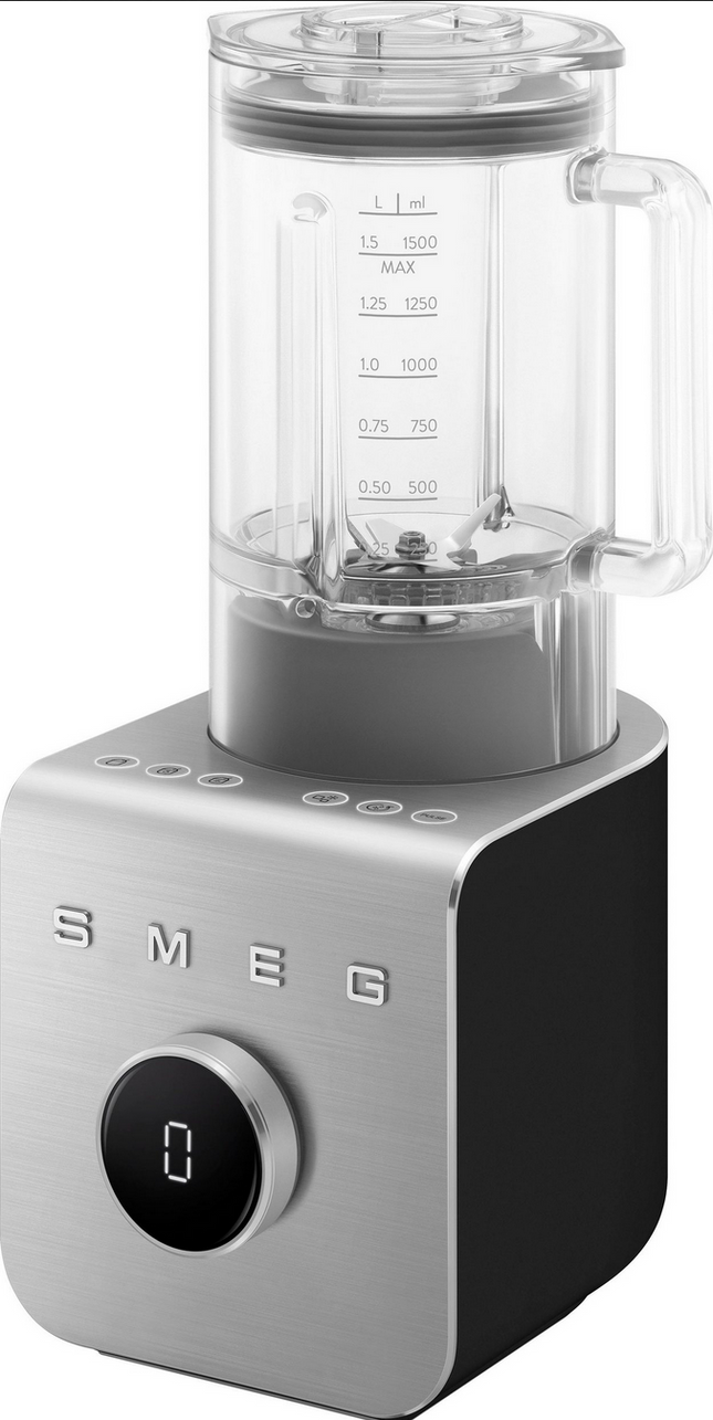 SMEG 50s Style Standmixer 1.5 Liter 1400 W matt black/aluminum BLC01BLMEU