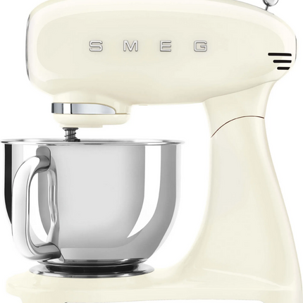 SMEG Küchenmaschine mit Edelstahlschüssel creme SMF03CREU