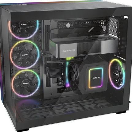be quiet! Light Base 900FX Schwarz Full Tower Gaming Gehäuse inkl. 4 ARGB Lüfter