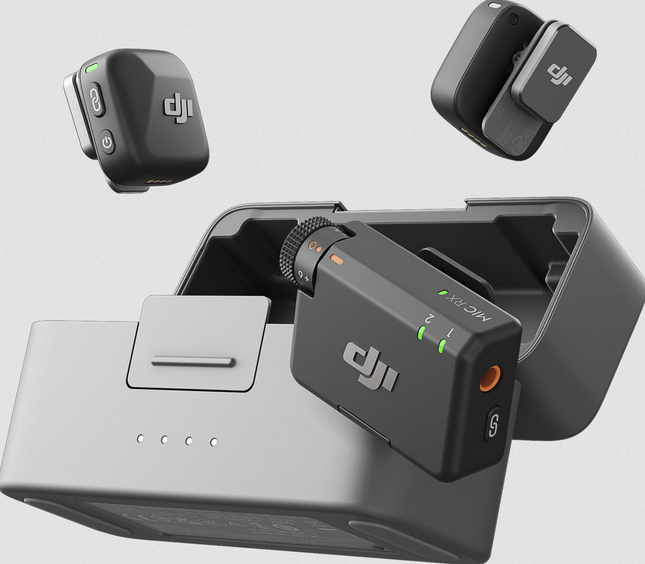 DJI Mic Mini 1 Sender + 1 Empfänger Kabellos Lavalier Mikrofon Bluetooth USB-C