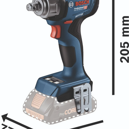 Bosch Professional GDS 18V-330 HC solo 06019L5000 Akku-Drehschlagschrauber