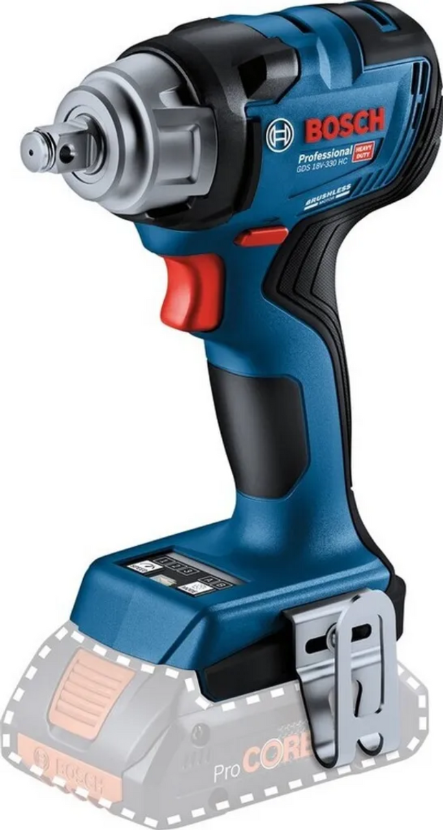 Bosch Professional GDS 18V-330 HC solo 06019L5000 Akku-Drehschlagschrauber