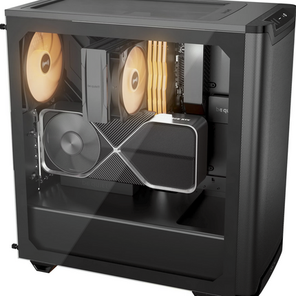 be quiet! Pure Base 501 LX Black PC-Gehäuse 4 Light Wings PWM-Lüfter ARGB