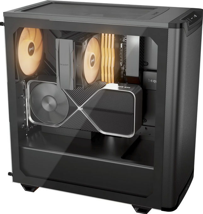 be quiet! Pure Base 501 LX Black PC-Gehäuse 4 Light Wings PWM-Lüfter ARGB