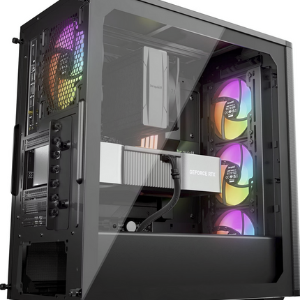be quiet! Pure Base 501 LX Black PC-Gehäuse 4 Light Wings PWM-Lüfter ARGB