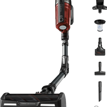Rowenta RH98A8, Stabstaubsauger, Rot &amp; Grau