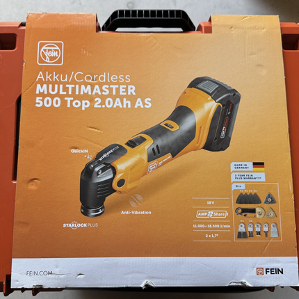 Fein Oszillierer - Akku MULTIMASTER AMM 500 Plus Top 2.0 Ah AS